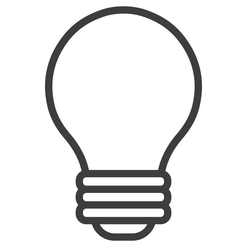 Light Bulb Line Icon