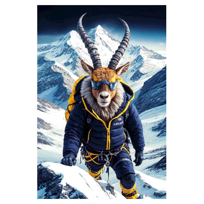 Chèvre de montagne Alpiniste humanoïde