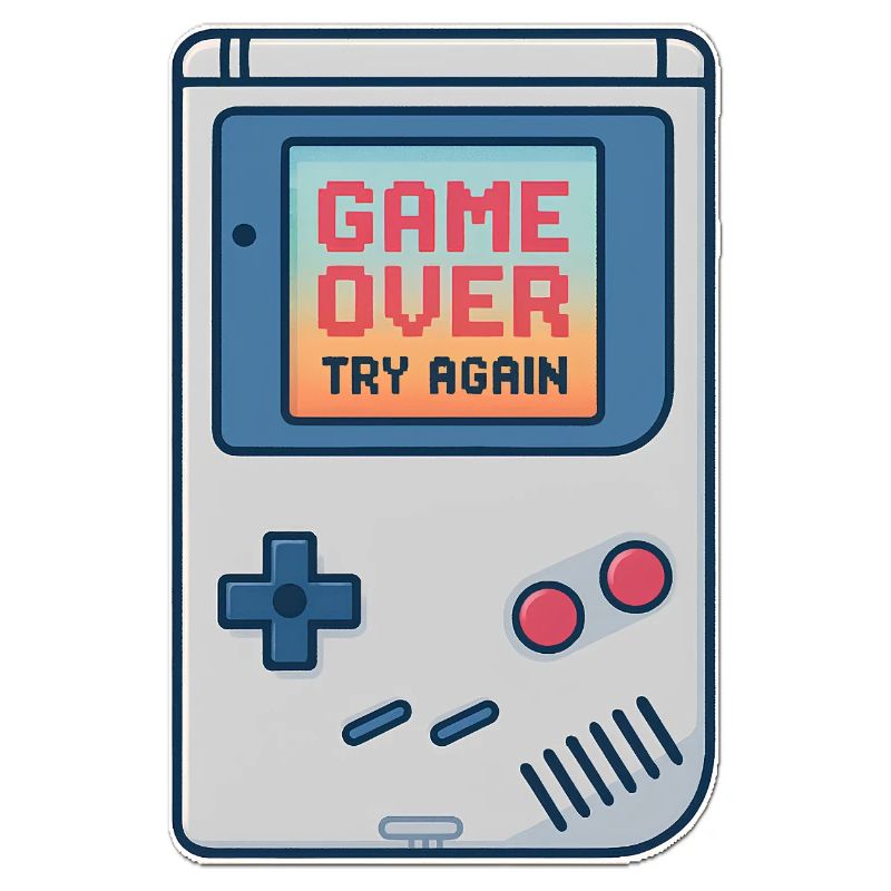 Motif de console de jeu rétro
