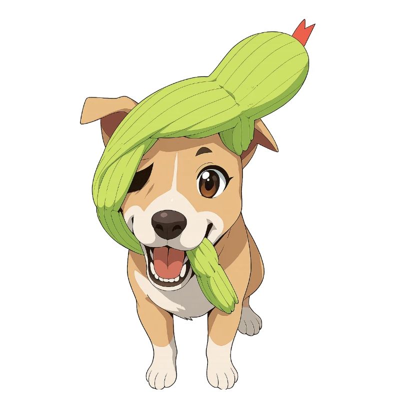 Chien charmant avec serpent jouet
