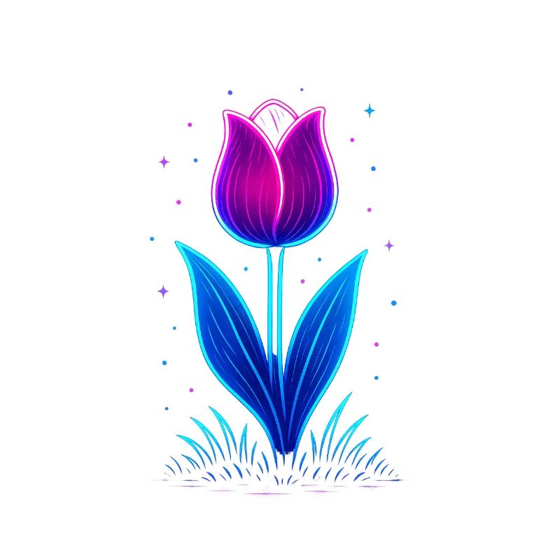 Tulipe néon