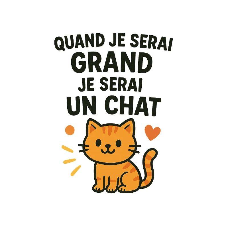 Chat mignon quand je serai grand