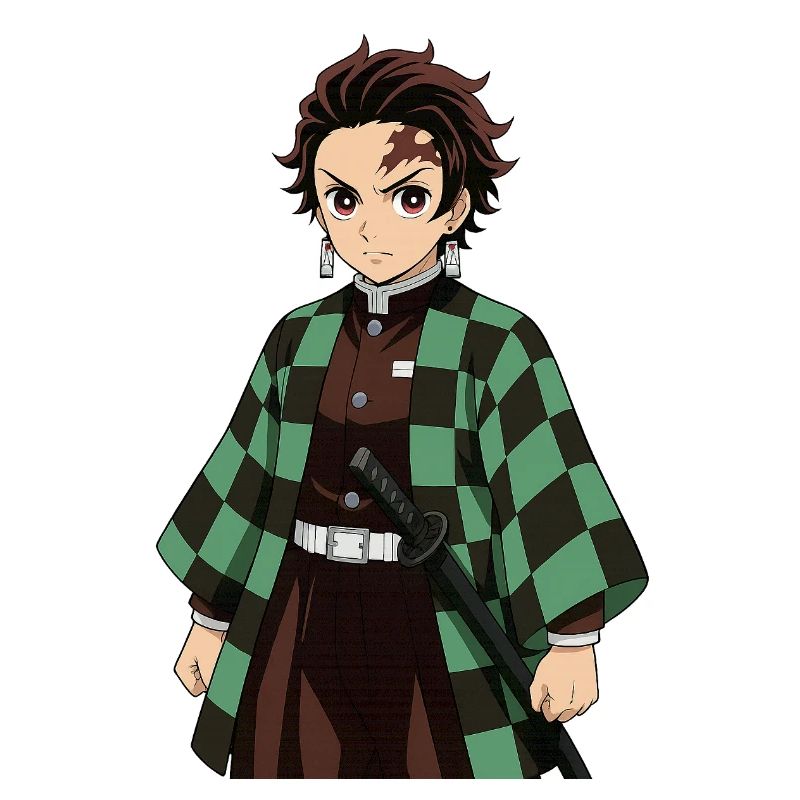 Héros Kimono Damier Vert Sabre