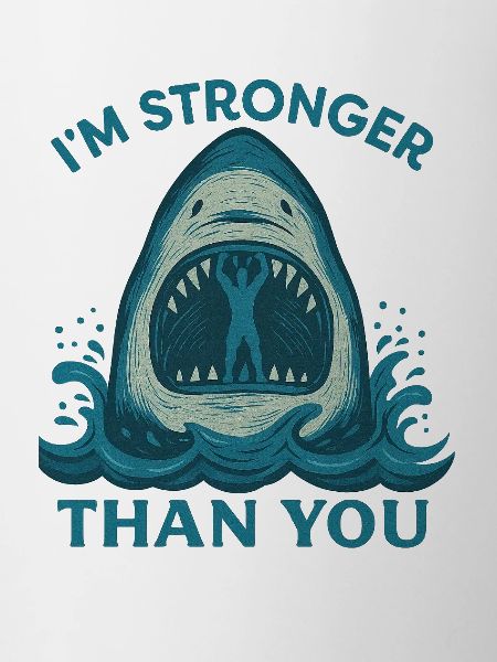 Stronger Than You – Shark Artwork