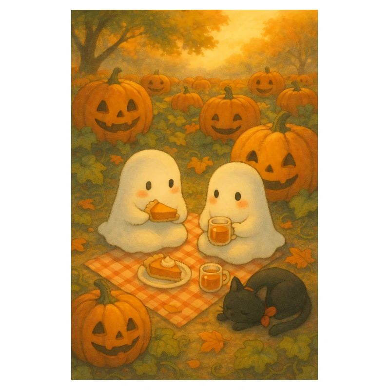 Autumn Picnic with Ghosts