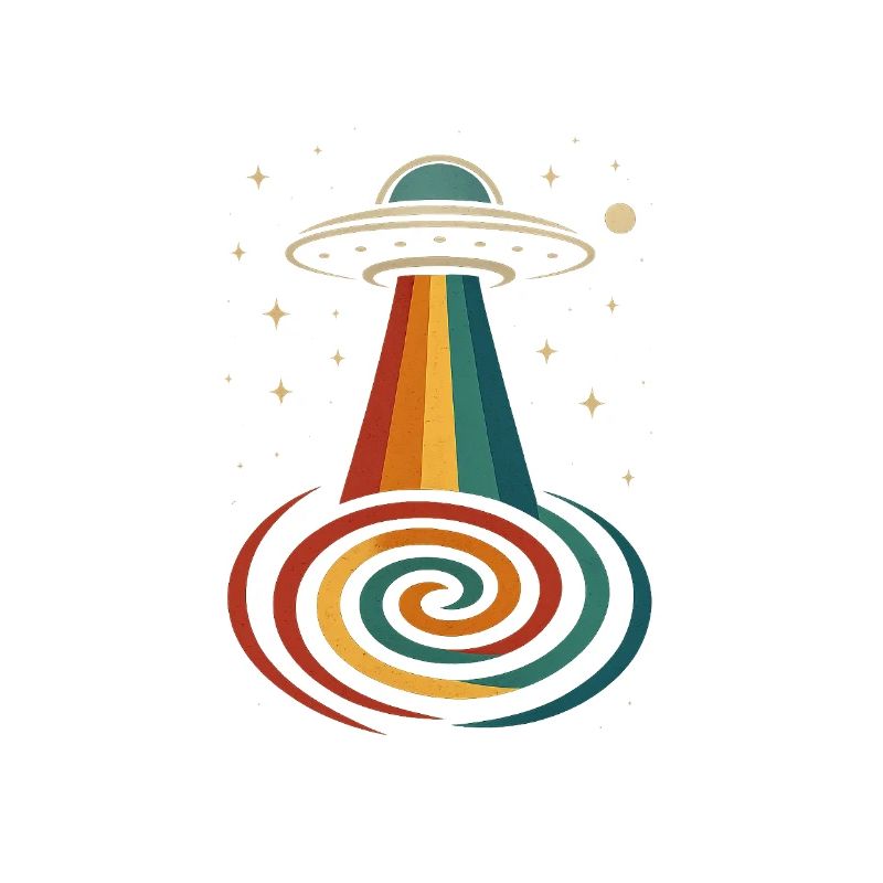 UFO Rainbow Beam