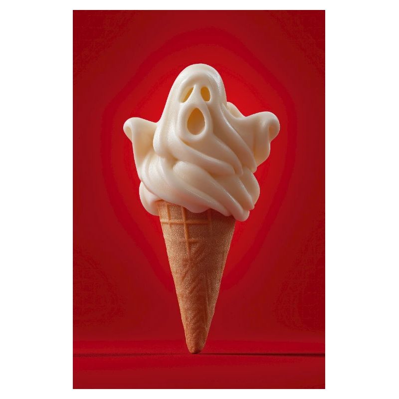 Spooky Ghost IceCream Cone