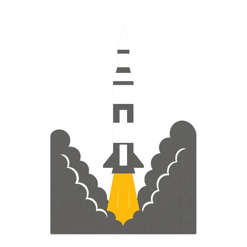 Lancement de fusée
