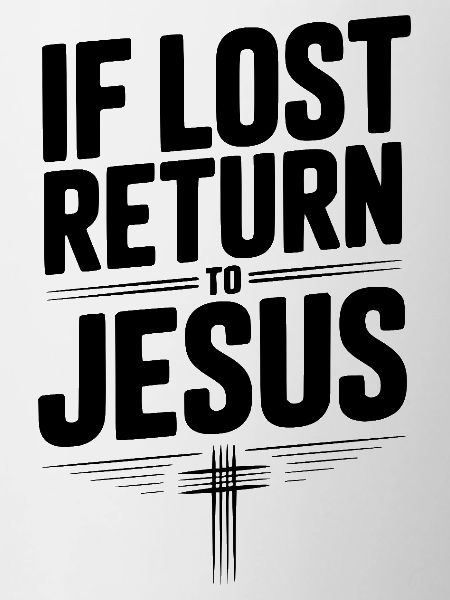 Si perdu, retournez à Jésus