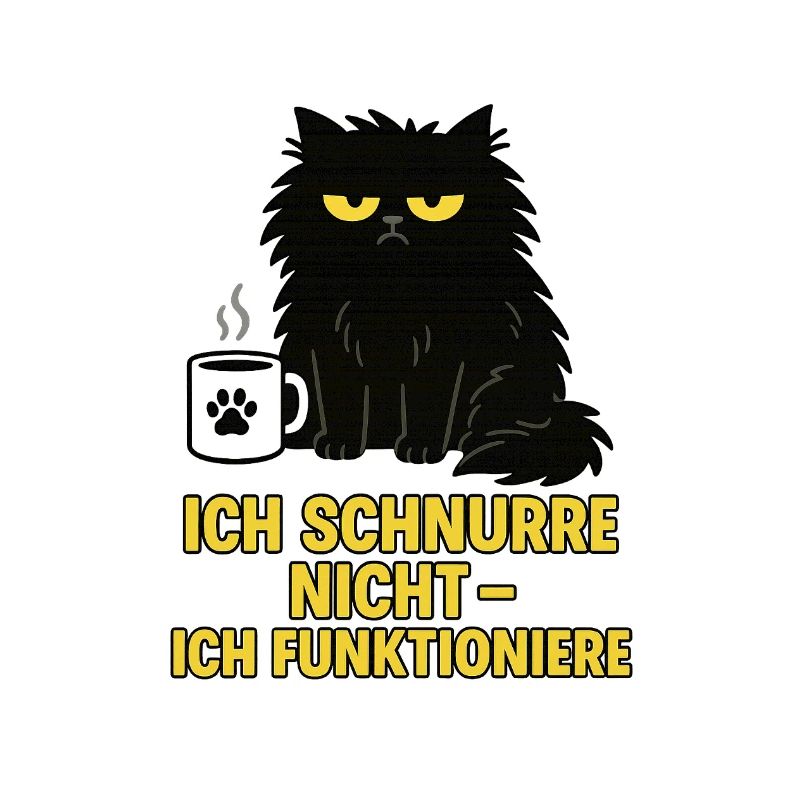 I don't purr – I function (cat)