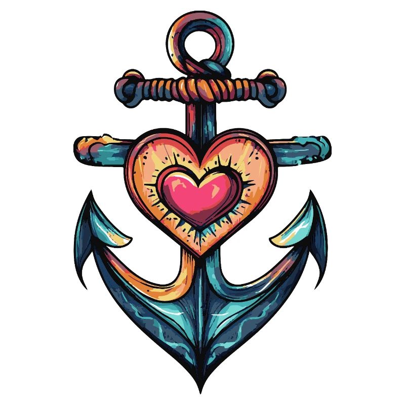 Anker Symbol Herz