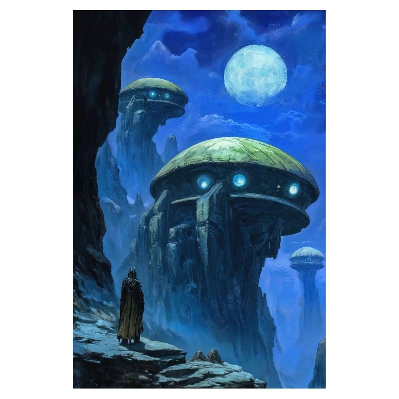 Science fiction landscape