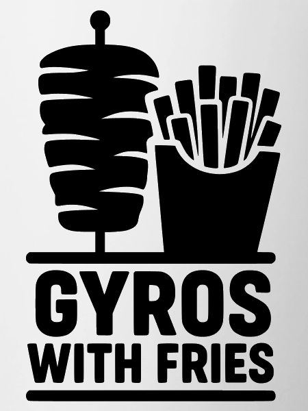 gyros pommes
