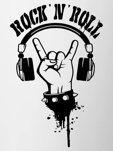 Rock Hand Silhouette