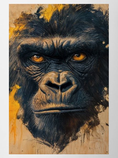 Illustration eines Gorillas