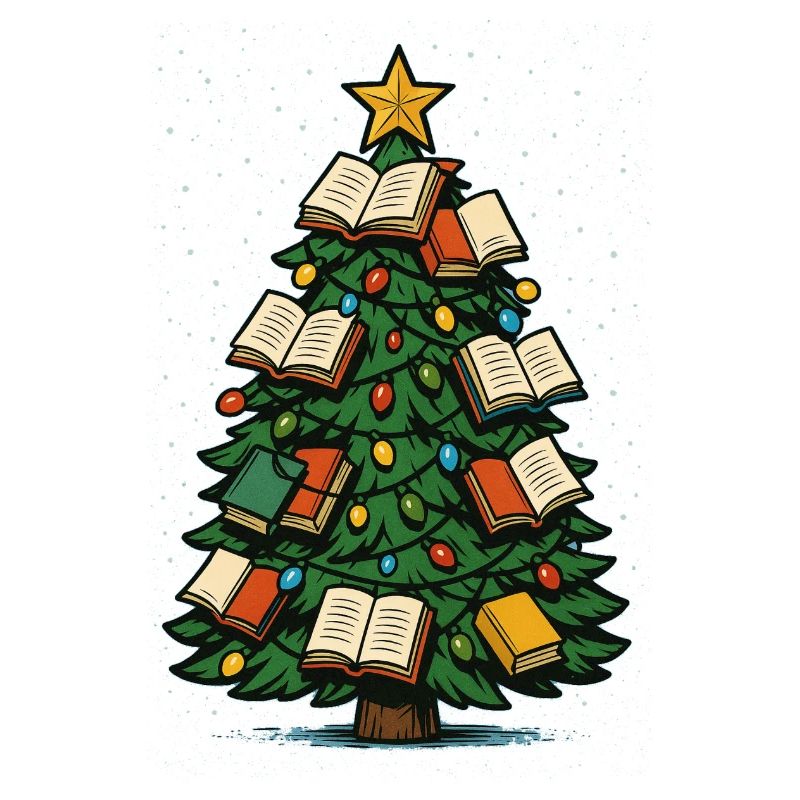 Book Tree Christmas Decoration Christmas Tree