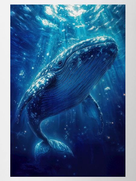 Illustration of a whale