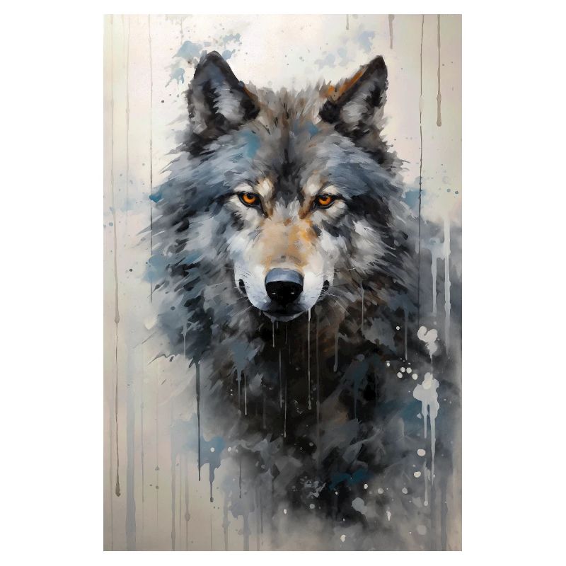 Illustration eines Wolfes