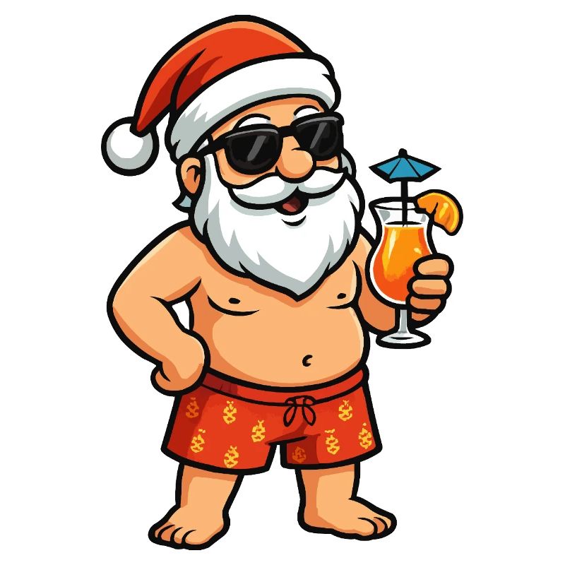 Beach Santa Cocktail