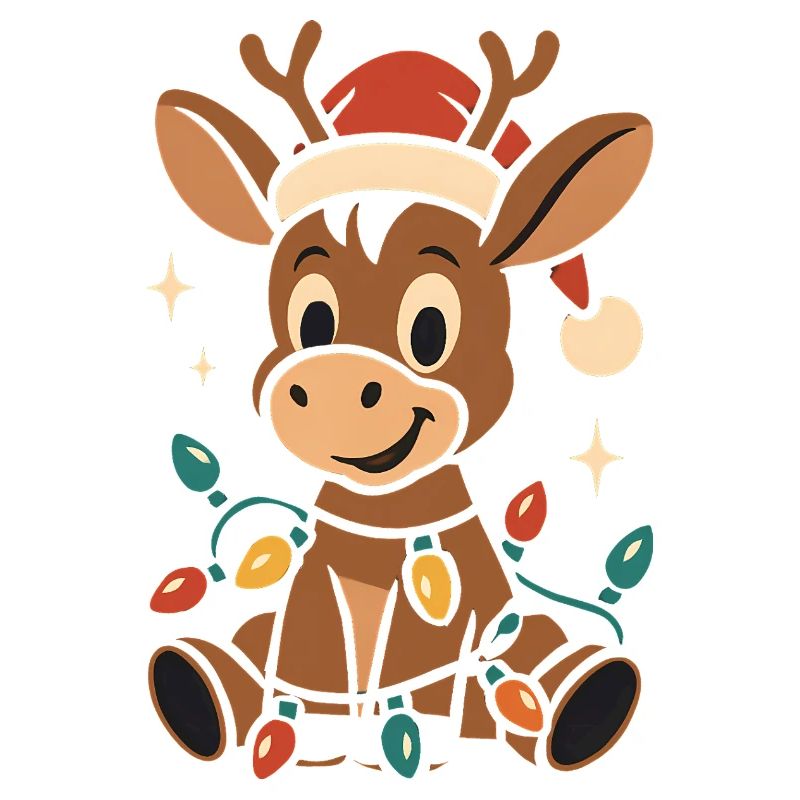 Costume de Noël d’Elfe Âne Âne
