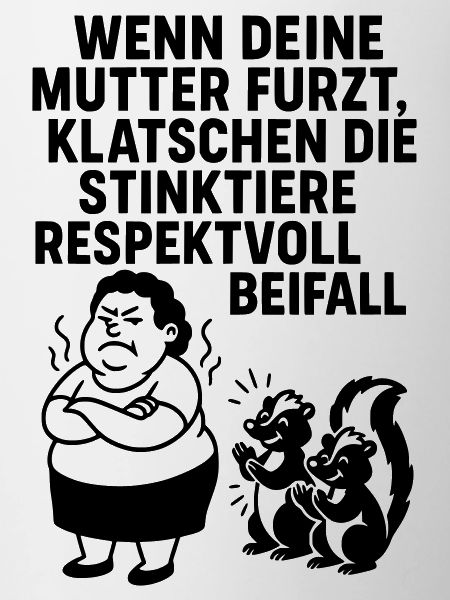 deine mutter witz furz stinktier