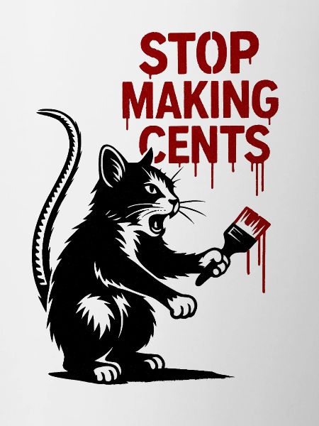 Stop Making Cents Katzengraffiti
