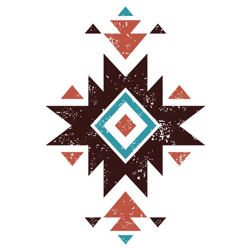 Boho-Diamant-Emblem