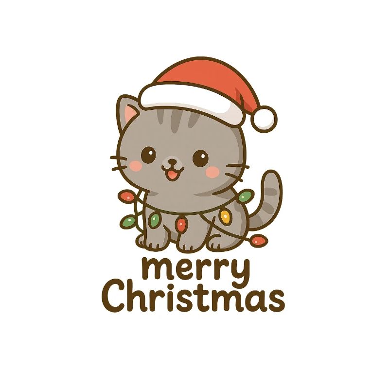 Chaton de Noël