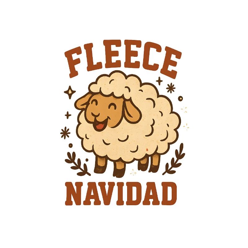 Moutons Navidad en toison