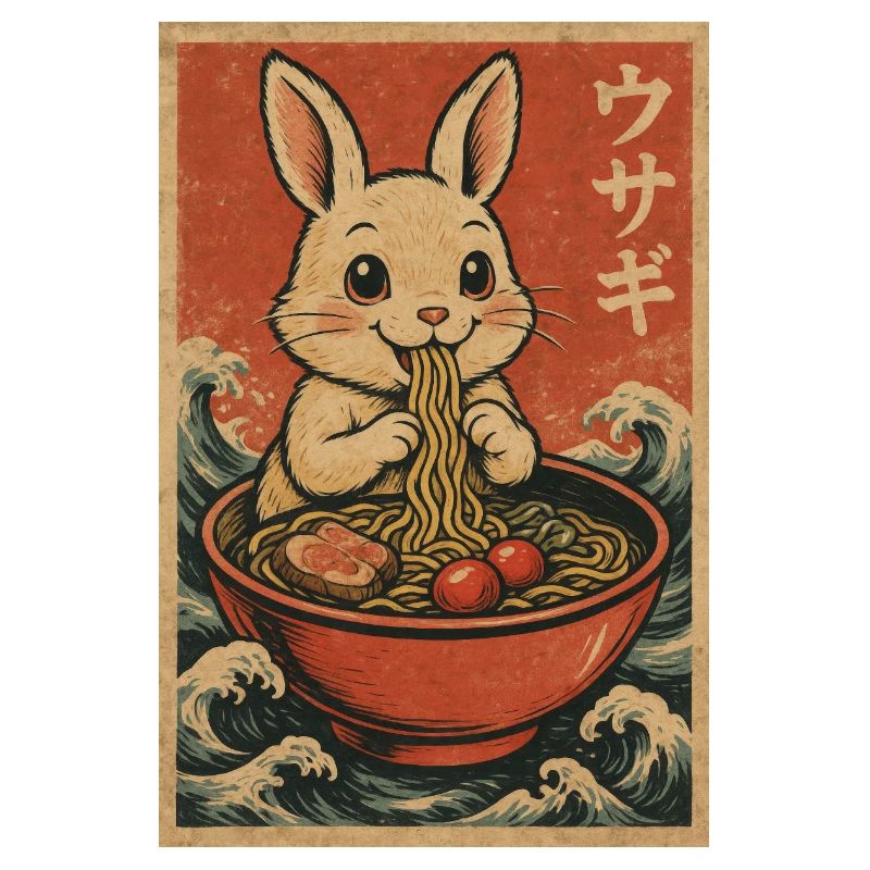 Vintage Usagi Ramen Bunny
