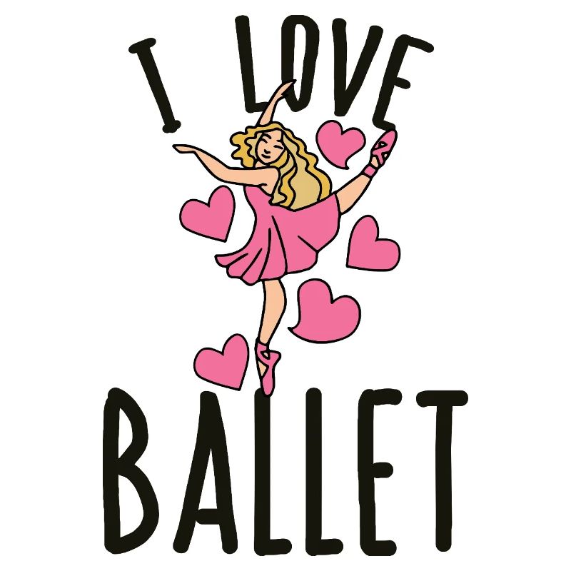J’adore les cœurs de danseurs de ballet