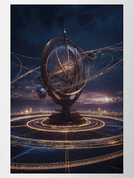 Orbite armillaire lumineuse