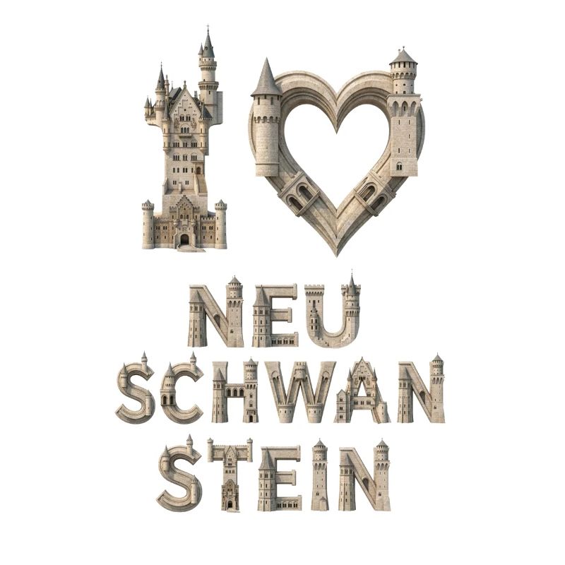 J’adore Neuschwanstein – Architecture de château