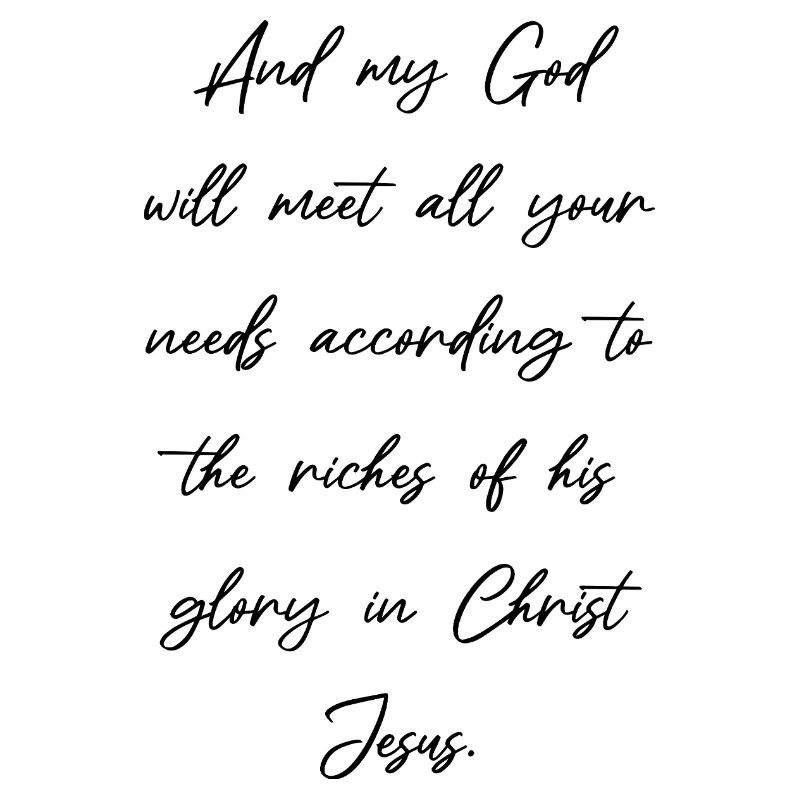 Philippians 4:19 Bible Verses Proverbs Christian
