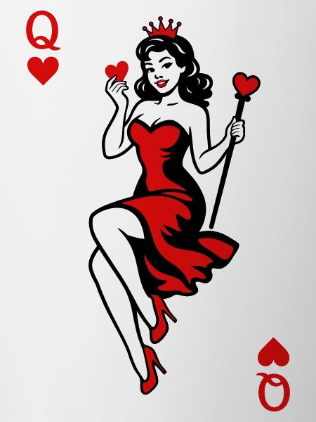 Heart Queen in Red