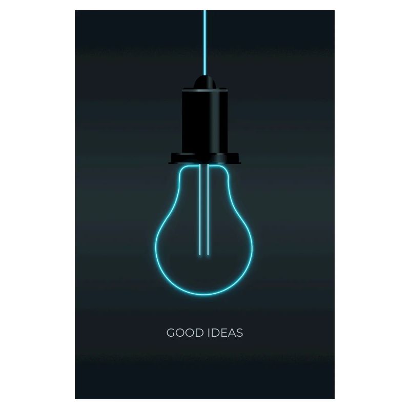 Good Ideas – Neon Light Bulb Electric Blue