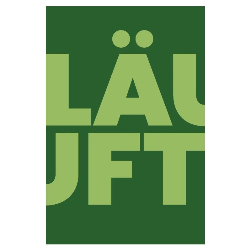 Course - Vert majuscule faute de frappe vert foncé
