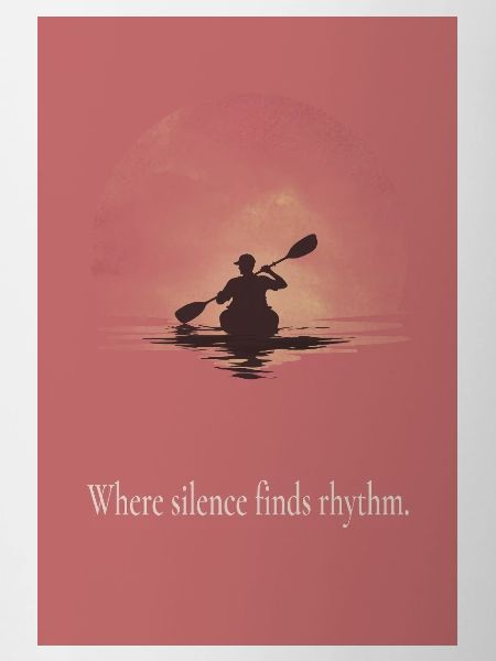 Where Silence Finds Rhythm Canoe Poster