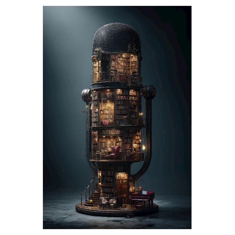 Library Tower in a Glass Dome