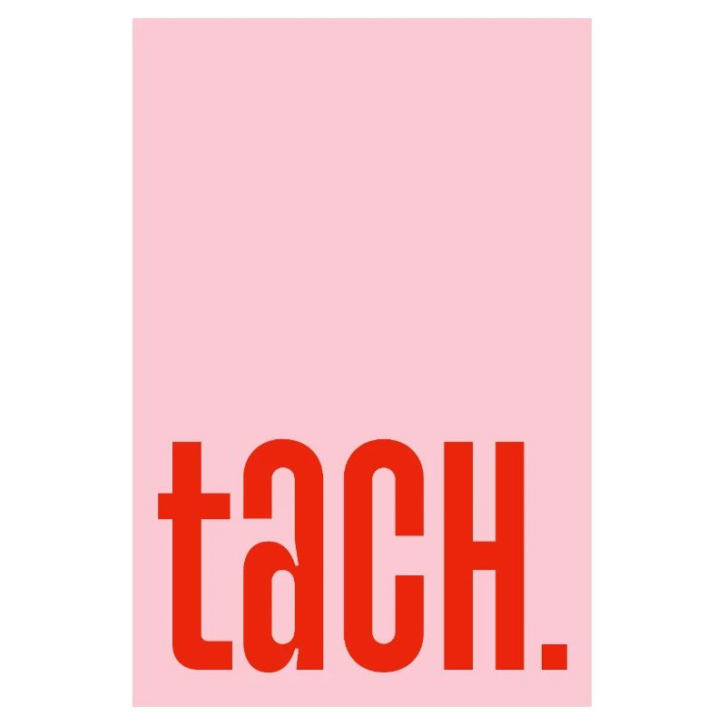 Tach - rosa rot