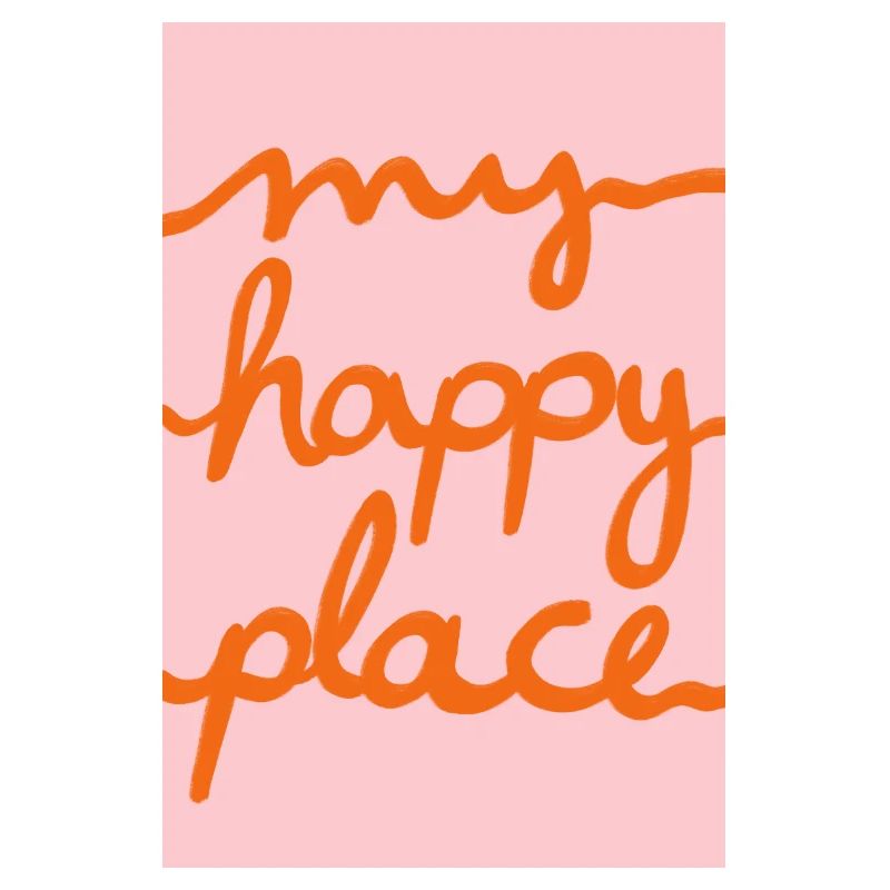 Mon endroit heureux - orange