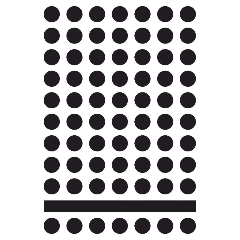 Monochromes Punktgittermuster