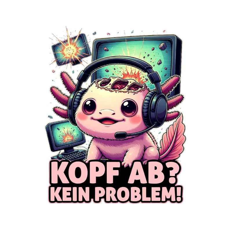 Gamer Ozelot mit Headset