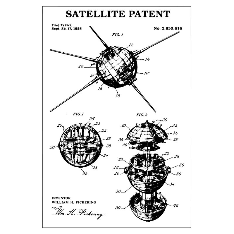 Brevet sur le plan satellite