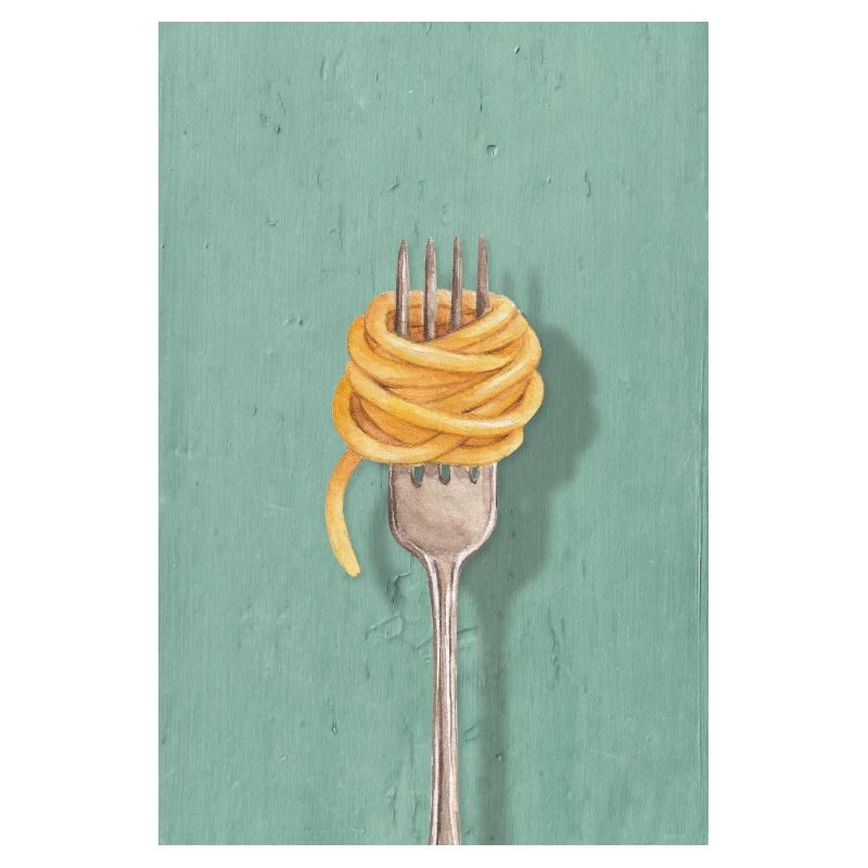 Conception de cuisine réduite à fourchette pour pâtes