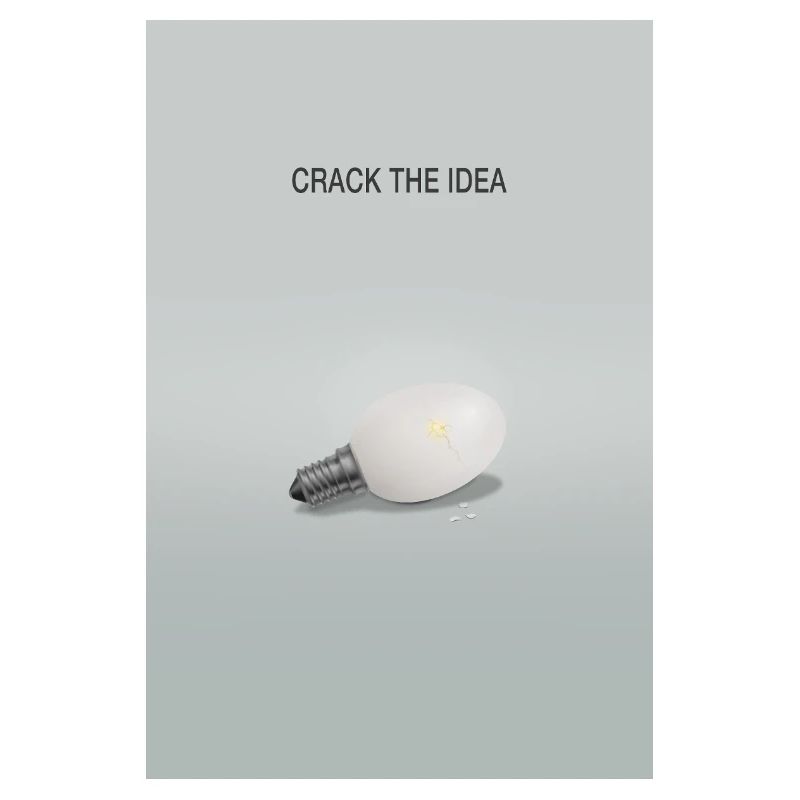 Crack The Idea Creative Thinking Poster