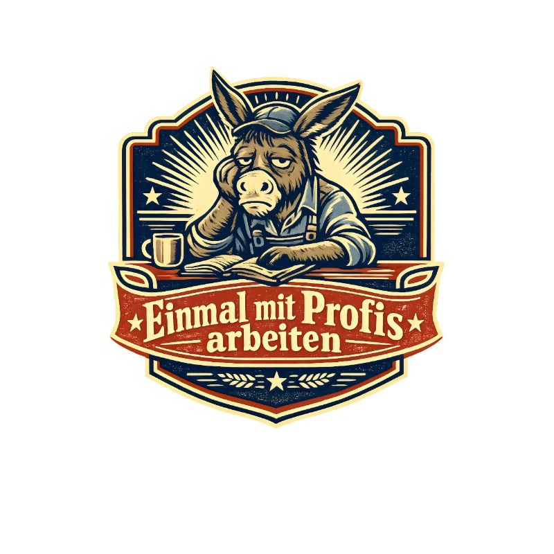 Einmal mit Profis arbeiten - Esel Vintage