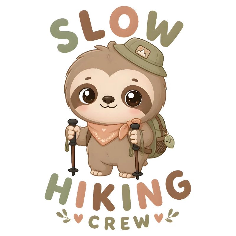 Langsam wandernde Faultier-Crew