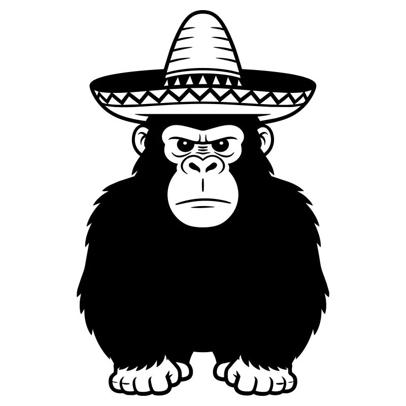 Gorilla sombrero