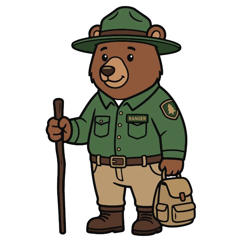 Garde forestier des ours